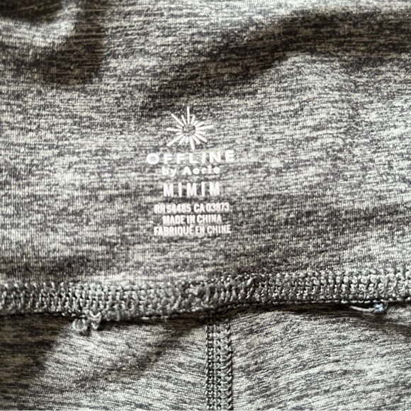 Offline Aerie Real Me Jogger Leggings women’s medium Olive Green Heather Pull On - Picture 2 of 5